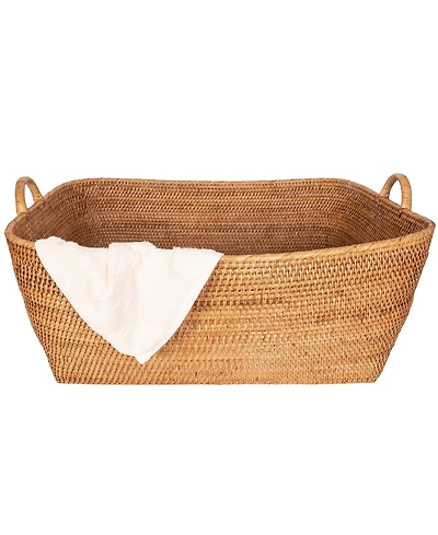 Saboga Home Everything Basket with Hoop Handles