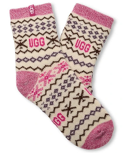 Ugg Women's Cressida Cozy Novelty Quarter Socks
