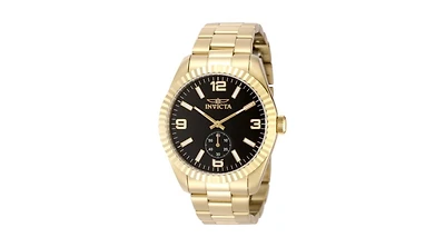 Invicta Men's Specialty Quartz Multifunction Black Dial Watch