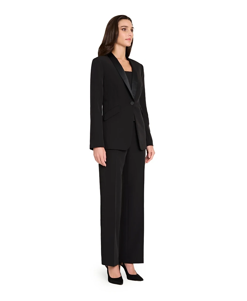 Tahari Asl Women's Flare Leg Mid-Rise Pants