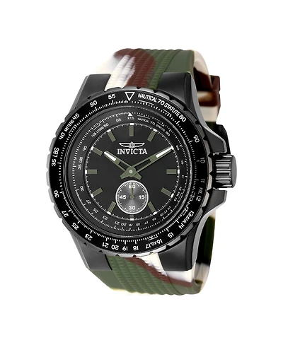 Invicta Men's 49320 Aviator Quartz Multifunction Black Dial Watch