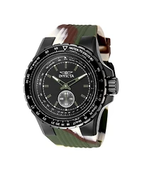 Invicta Men's 49320 Aviator Quartz Multifunction Black Dial Watch