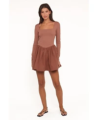 Petal and Pup Women's Sheena Long Sleeve Mini Dress