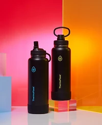 ThermoFlask 40 oz. Double Wall Vacuum Insulated Water Bottle with Straw Lid