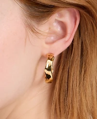 kate spade new york Gold-Tone Huggies Earrings