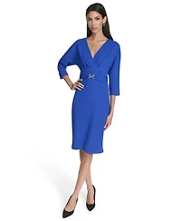 Halston Women's V-Neck Mini Dress