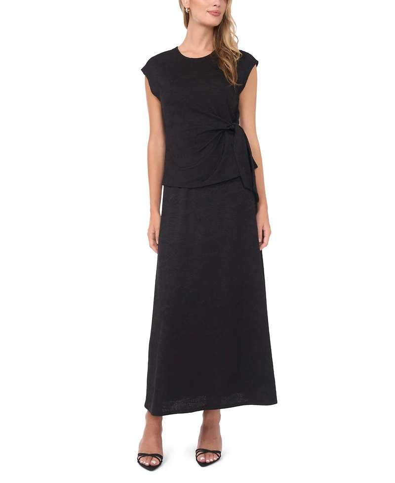 Vince Camuto Women's Drop Shoulder Tank With Front Knot Top