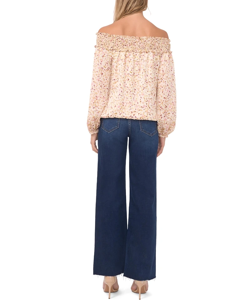 Vince Camuto Women's Off-The-Shoulder Long-Sleeve Top