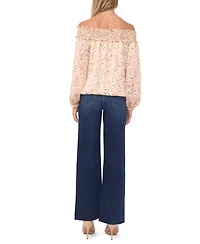 Vince Camuto Women's Off-The-Shoulder Long-Sleeve Top