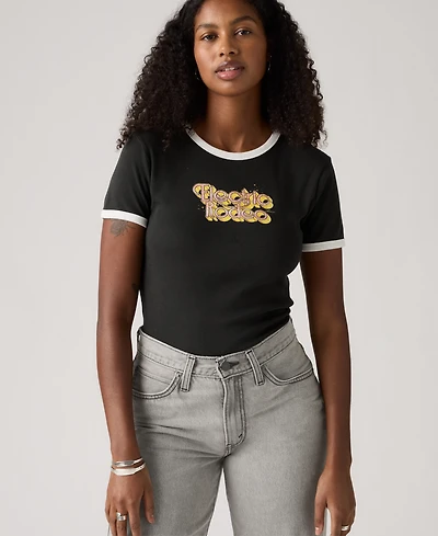 Levi's Women's Graphic Ringer Rickie T-Shirt