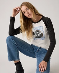 Levi's Women's Graphic Essential Raglan Long Sleeve Top