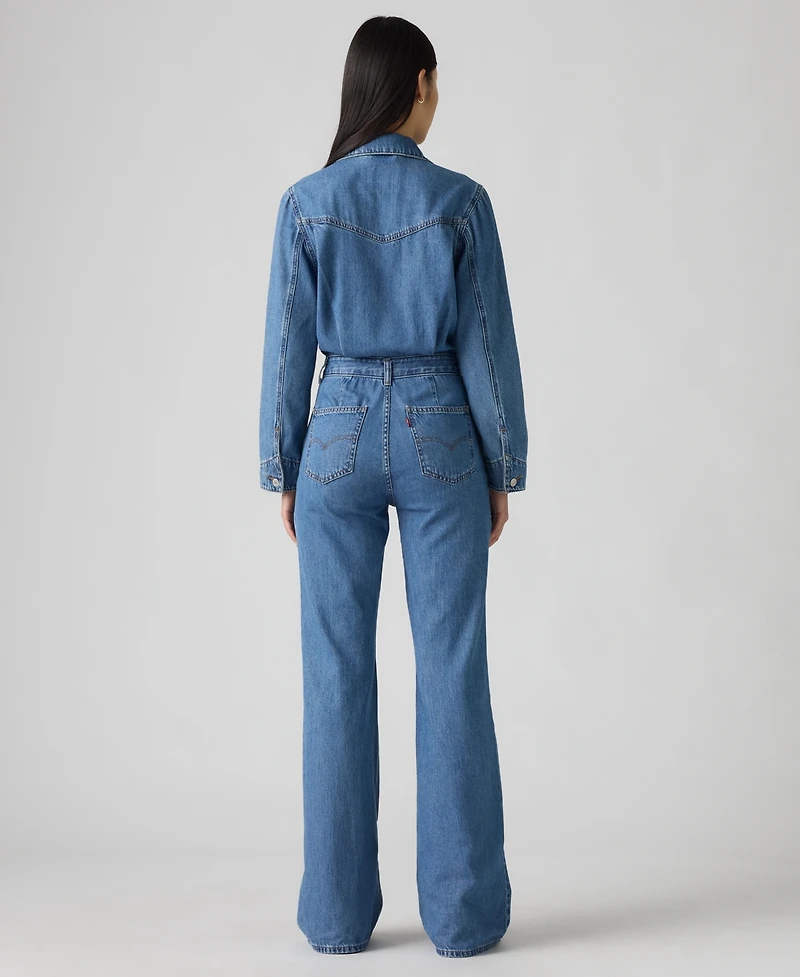Levi's Women's Western Long Sleeve Jumpsuit