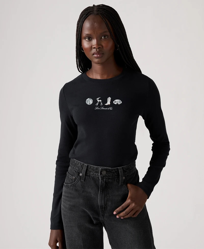 Levi's Women's Graphic Essential Long Sleeve T-Shirt