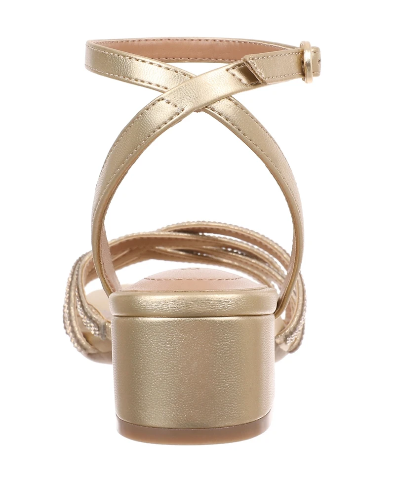 Style & Co Women's Vidaaa Block Heel Embellished Sandals, Macy's Exclusive