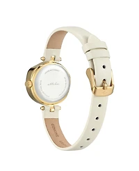 Ettika Open Circle Gold Plated Leather Watch,70-110mm