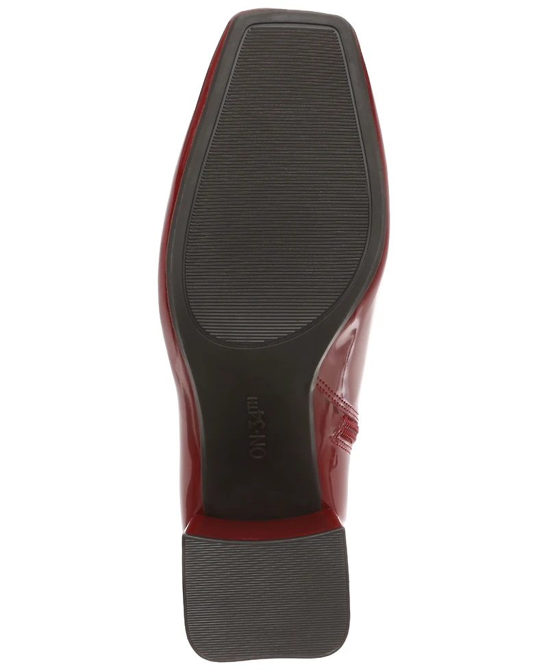 On 34th Margoe Square-Toe Booties, Created for Macy's
