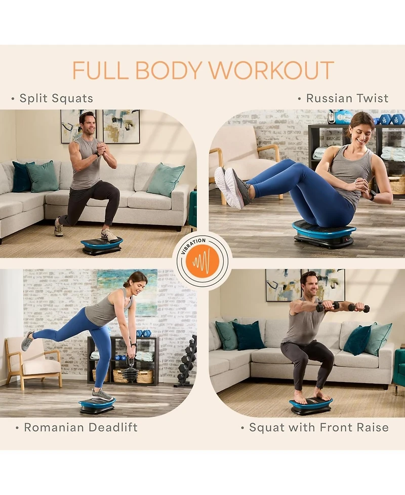 Lifepro Voice Controlled Vibration Plate – Full Body Platform with Remote Watch, Lymphatic Drainage & Muscle Recovery Support