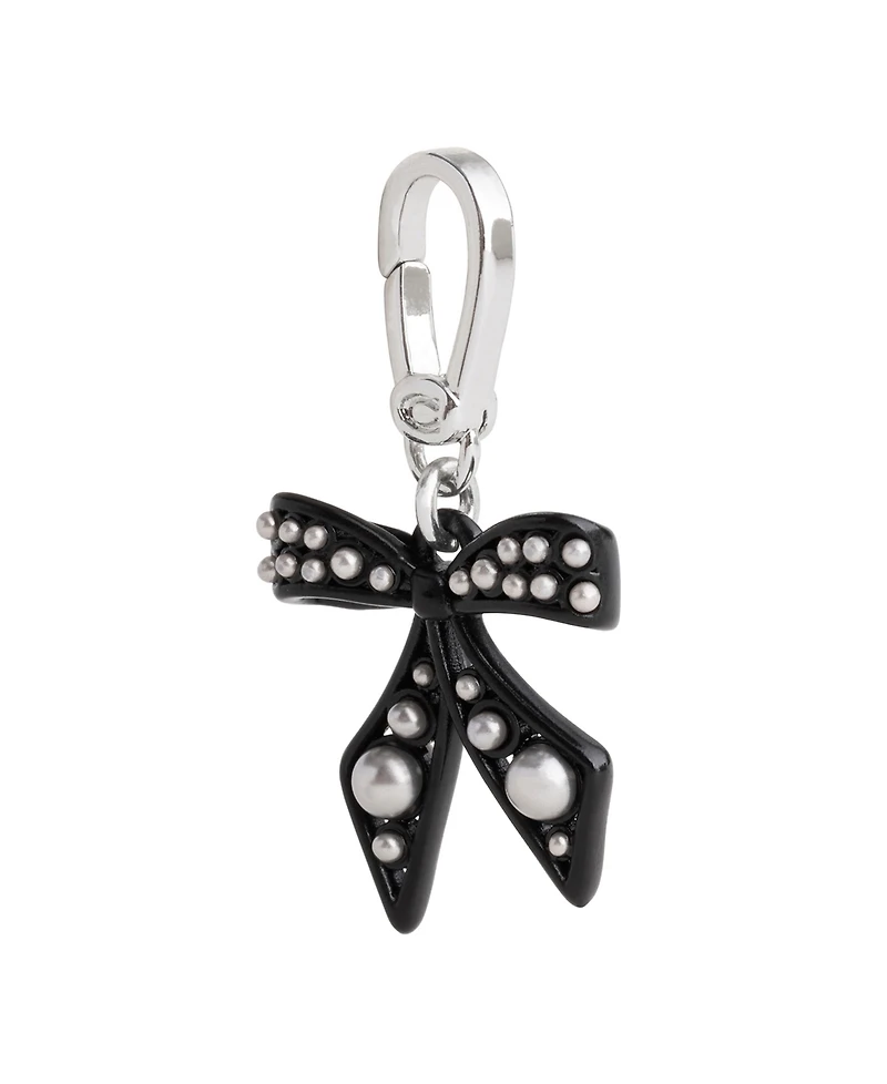 Coach Faux Pearl Collectible Signature Bow Jewelry Charm