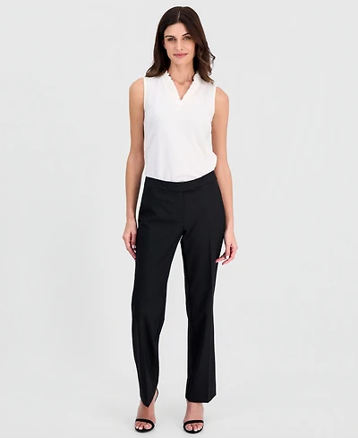 Anne Klein Bi-Stretch Modern Dress Pants