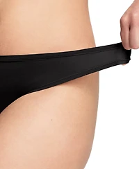 Warner's Women's So Stretchy Good Mid Rise Thong Panty