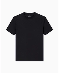 A|X Armani Exchange Men's Mercerized Jacquard Allover Logo T-Shirt