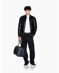 A|X Armani Exchange Men's Grid Box Top Chest T-Shirt