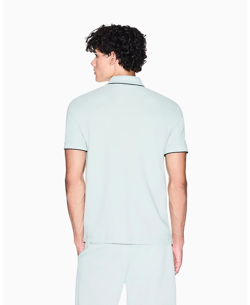 A|X Armani Exchange Men's Grosgrain Logo Polo Shirt