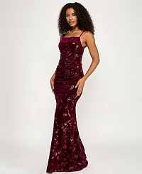 Katia Rae Juniors' Embellished Sleeveless Dress