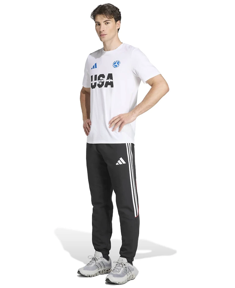 adidas Men's Usa Crewneck Short-Sleeve T-Shirt
