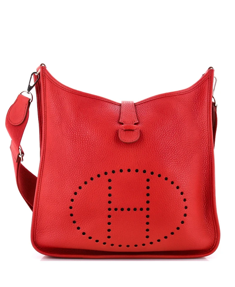 Pre-Owned Hermes Gm Evelyne Bag Gen Iii Clemence