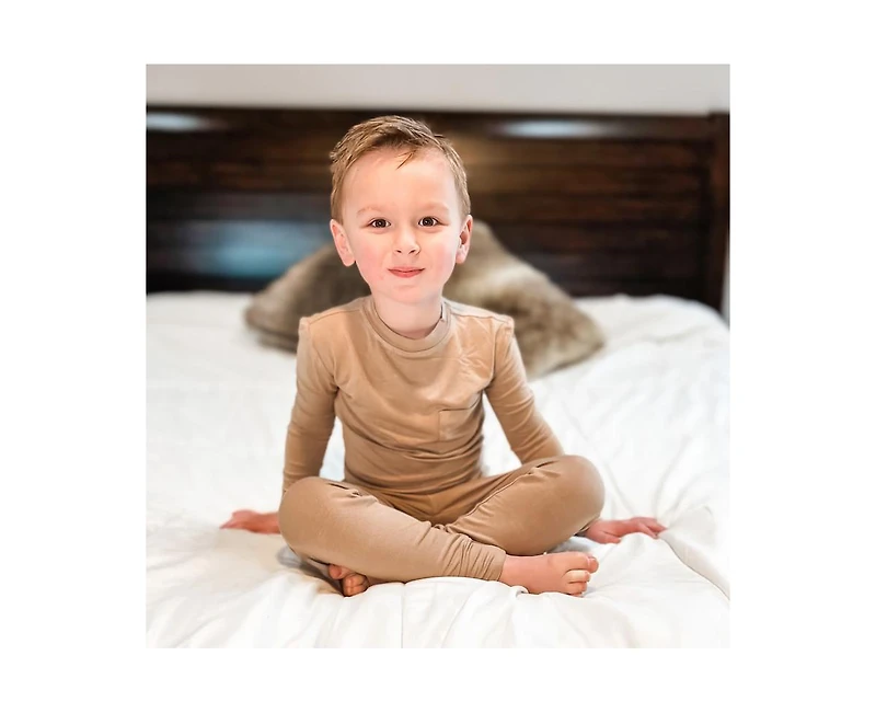 Everly Grey Baby Boys Emerson Fitted Long Sleeve Two-Piece Pajamas