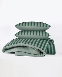 Truly Soft Weston Stripe 3-Pc. Duvet Set, King