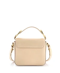 Pre-Owned Chloe Mini C Flap Bag Leather