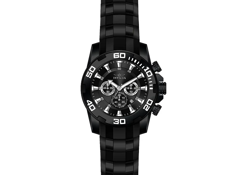 Invicta Men's 22338 Pro Diver Quartz Chronograph Black Dial Watch