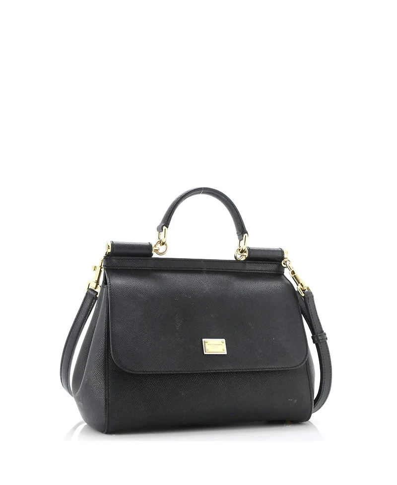 Pre-Owned Dolce & Gabbana Medium Miss Sicily Bag Leather