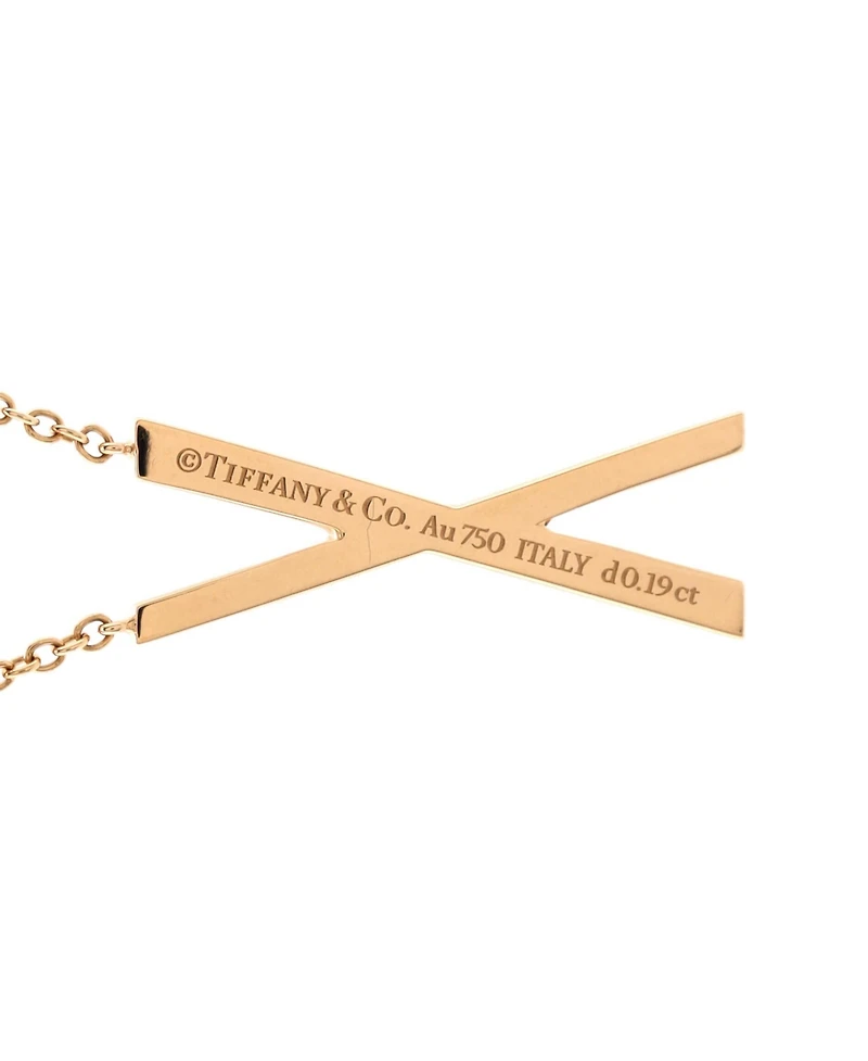 Pre-Owned Tiffany & Co Atlas X Pendant Necklace
