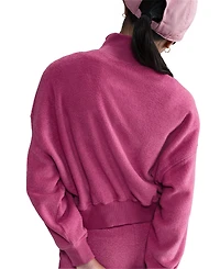 Nike Girls 7-16 Long Sleeves Fleece Top