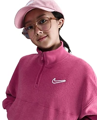 Nike Girls 7-16 Long Sleeves Fleece Top