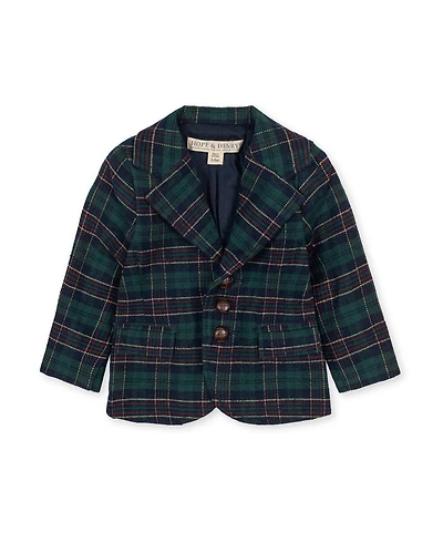 Hope & Henry Baby Boys Organic Brushed Cotton Suit Jacket