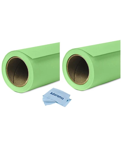 Savage Widetone Seamless Background Paper, 86" x 36' - Mint Green, 2-Pack