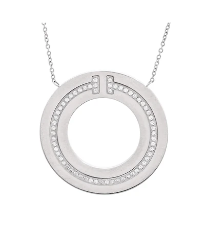 Pre-Owned Tiffany & Co T Circle Pendant Necklace