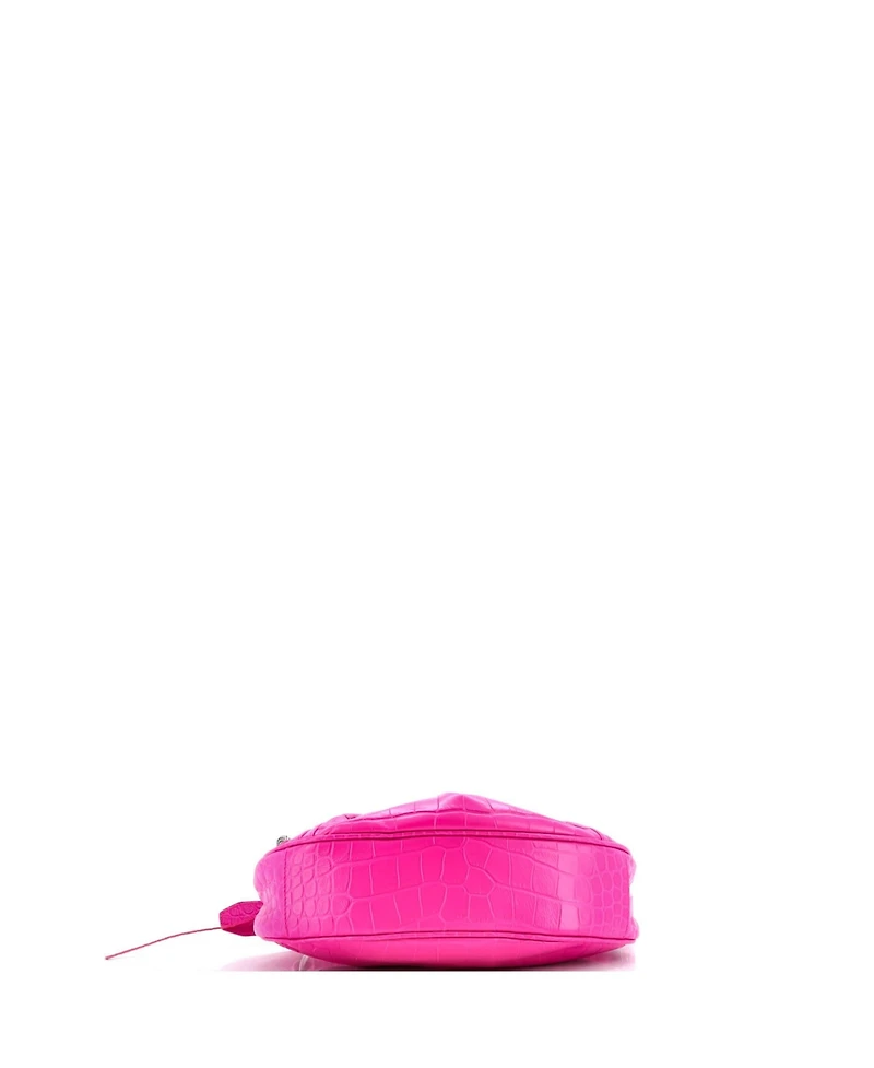 Pre-Owned Balenciaga Xs Le Cagole Giant Studs Shoulder Bag Embossed Leather