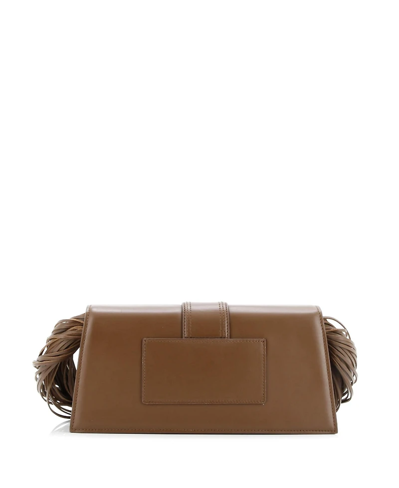 Pre-Owned Jacquemus Long Le Bambino Ficiu Flap Shoulder Bag Leather