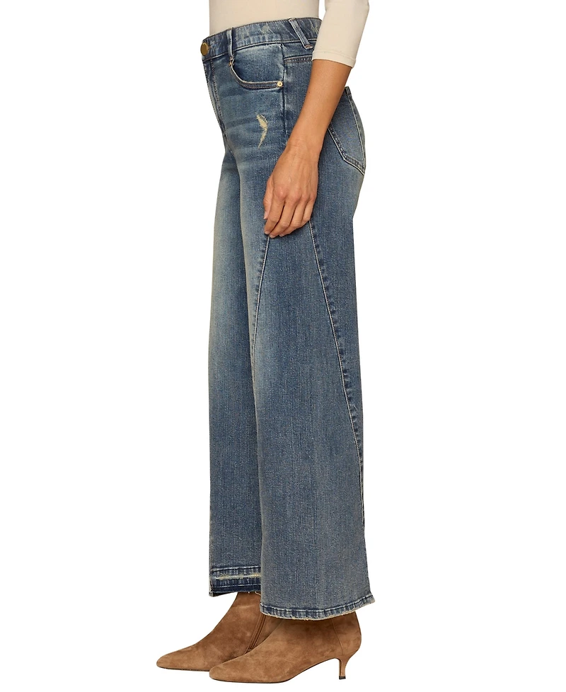 Democracy Women's Skyrise Wide-Leg Jeans