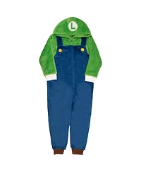 Mario Boys Nintendo Super Brothers Onesie Zip Up Coverall