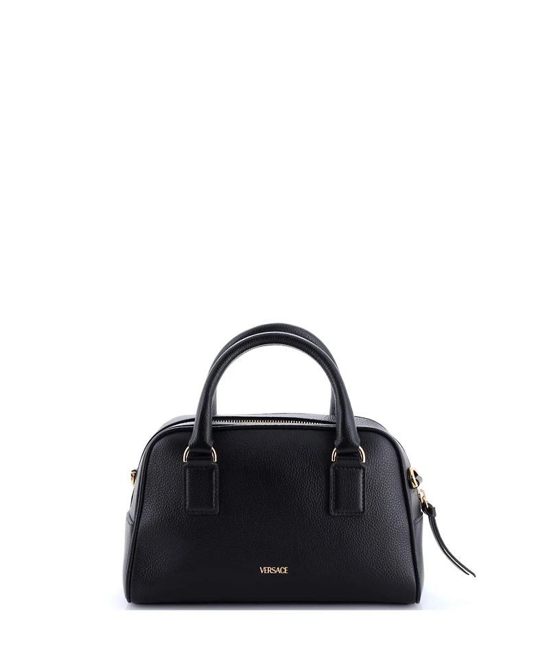 Pre-Owned Versace Virtus Bowling Bag Leather