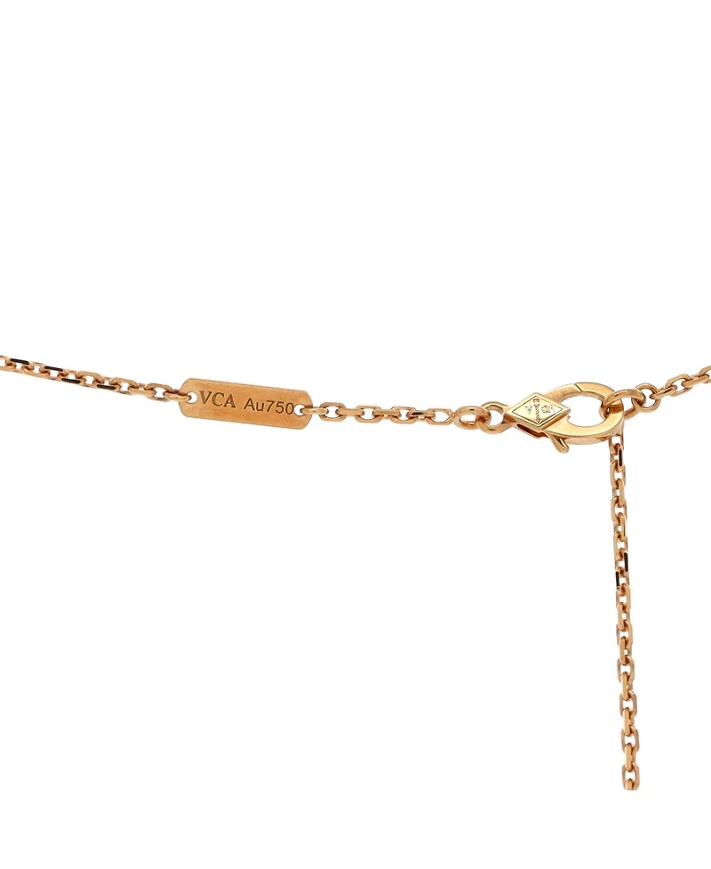 Pre-Owned Van Cleef & Arpels Two Butterfly Pendant Necklace