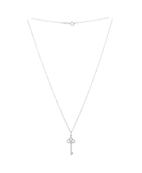 Pre-Owned Tiffany & Co. Fleur de Lis Key Pendant Necklace