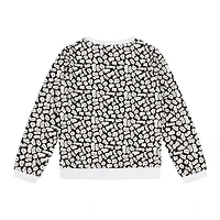 Mixed Up Clothing Kids Crewneck Sweatshirt and Jogger Pants Set - Black/White-Hello