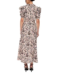Lily and Lionel London Women's Julia Button Down Print Maxi Dress